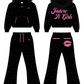 “J'ADORE IT GIRLS” SET - NOIR/ROSE